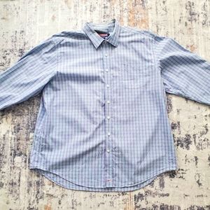 Vineyard Vines Blue and White Dress Shirt